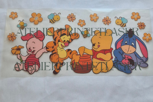 Transfert UV DTF Winnie & ses amis 🍯🐝